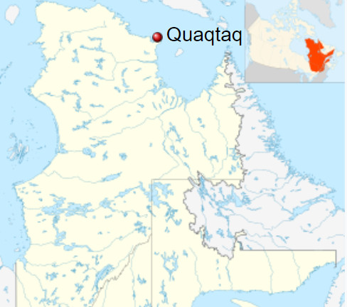 Map of Quataq, Nunavik